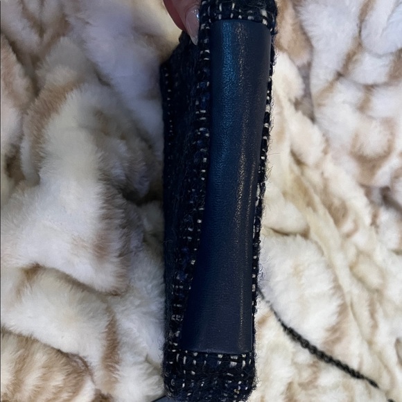 Coach Classic Chelsea Boucle Blue/Black Tweed Handbag - Picture 15 of 15